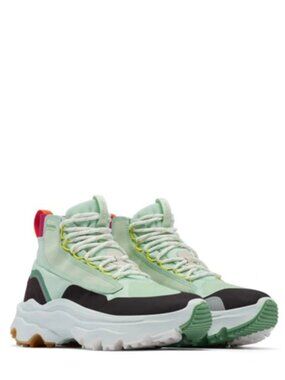 Sorel Women's Kinetic Breakthru Venture Mid Waterproof Shoe in Sea Sprite